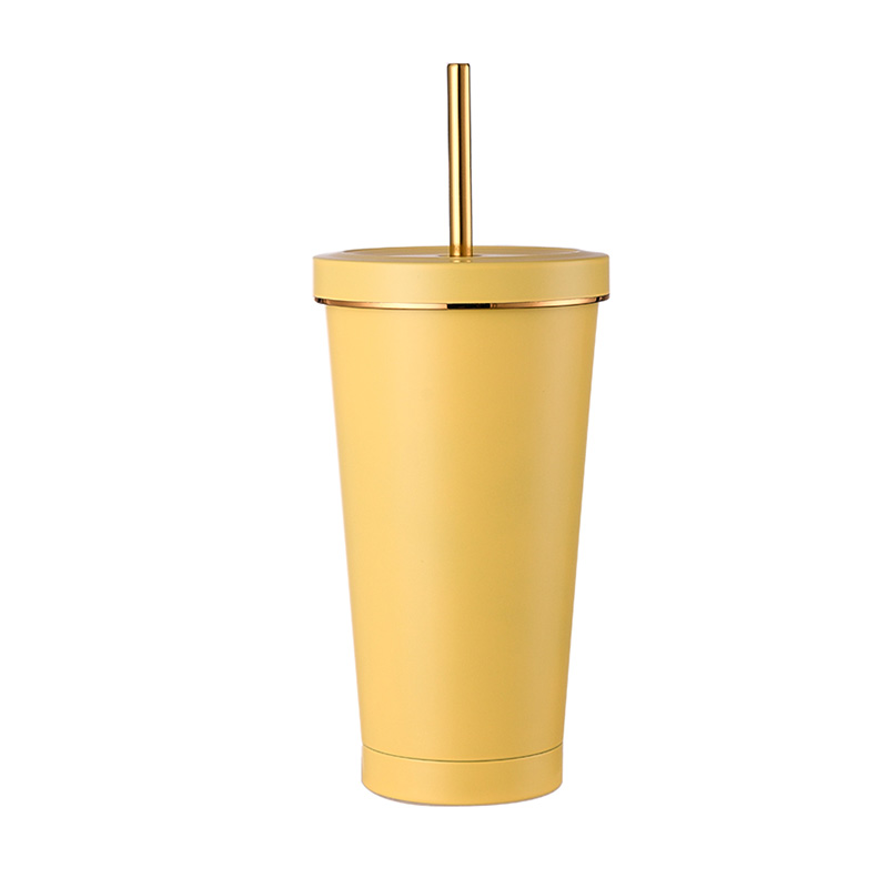 500ml Insulated Straw Mug